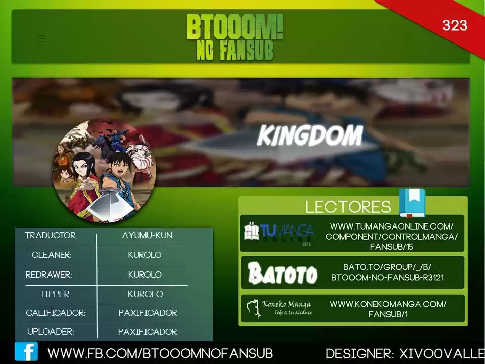Kingdom (Manga) (2006) - Capítulo 323 - Página 1 - LectorTMOo