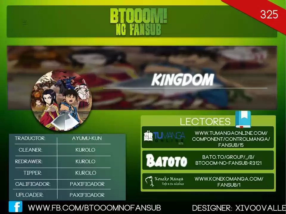 Kingdom (Manga) (2006) - Capítulo 325 - Página 1 - LectorTMOo