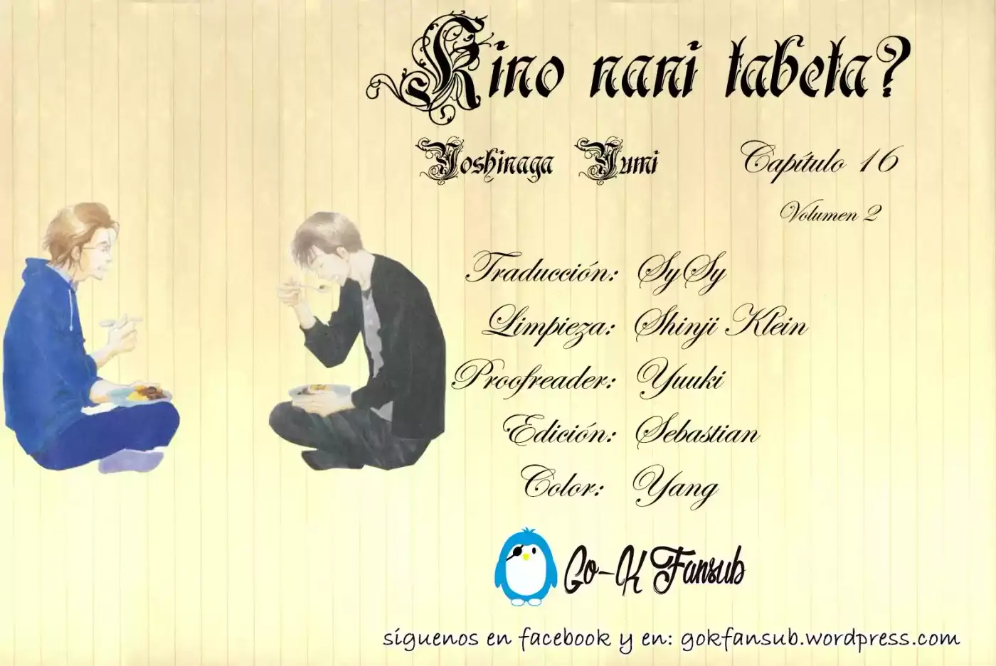 Kinou Nani Tabeta? (2007) - Capítulo 16 - Página 4 - LectorTMOo