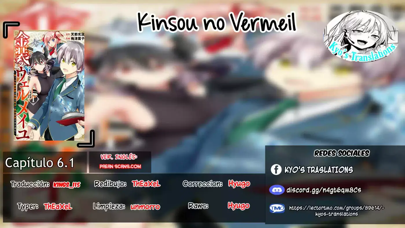 Kinsou no Vermeil ~ Gakeppuchi Majutshi wa Saikyou no Yakusai a Mahou Sekai wo Tsukisusumu ~ (2020) - Capítulo 6.1 - Página 1 - LectorTMOo