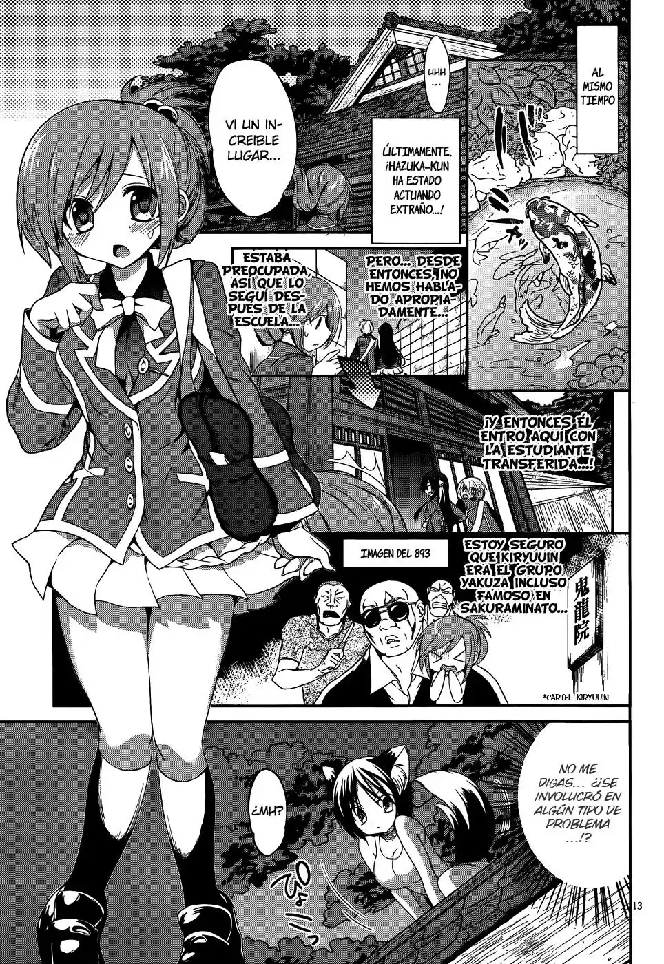 Kiryuuin Kaya ni Chi wo Suwareru dake no Kantan na Oshigoto (2011) - Capítulo 3 - Página 13 - LectorTMOo