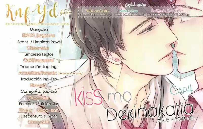 Kiss mo Dekinakatta (2017) - Capítulo 4 - Página 5 - LectorTMOo