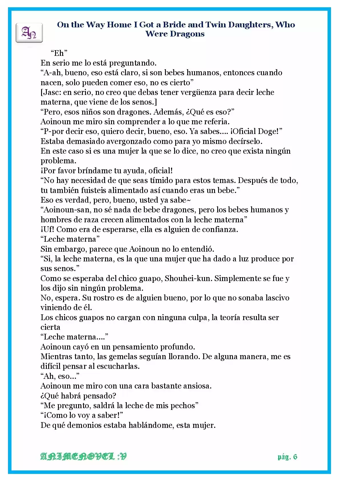 Kitaku Tochuu De Yome To Musume Ga Dekita N Dakedo, Dragon Datta (Novela) - Capítulo 11 - Página 6 - LectorTMOo