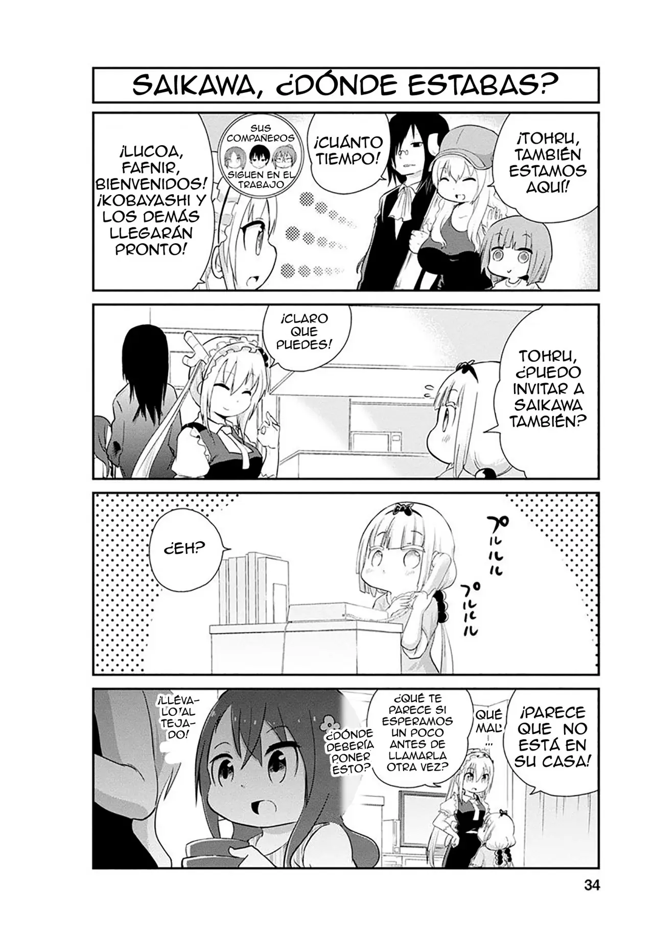 Kobayashi-san Chi no Maid Dragon: Kanna no Nichijou (2016) - Capítulo 23 - Página 2 - LectorTMOo