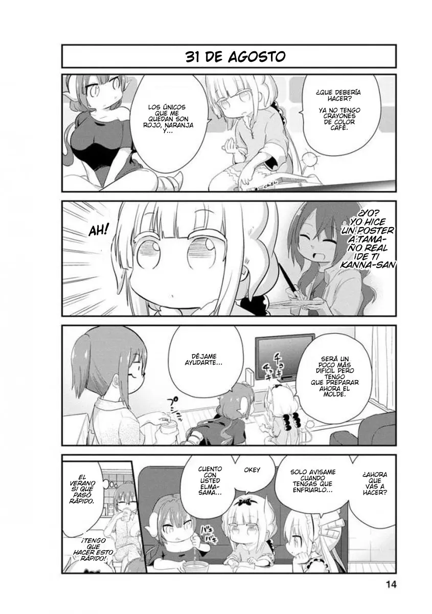 Kobayashi-san Chi no Maid Dragon: Kanna no Nichijou (2016) - Capítulo 31 - Página 14 - LectorTMOo