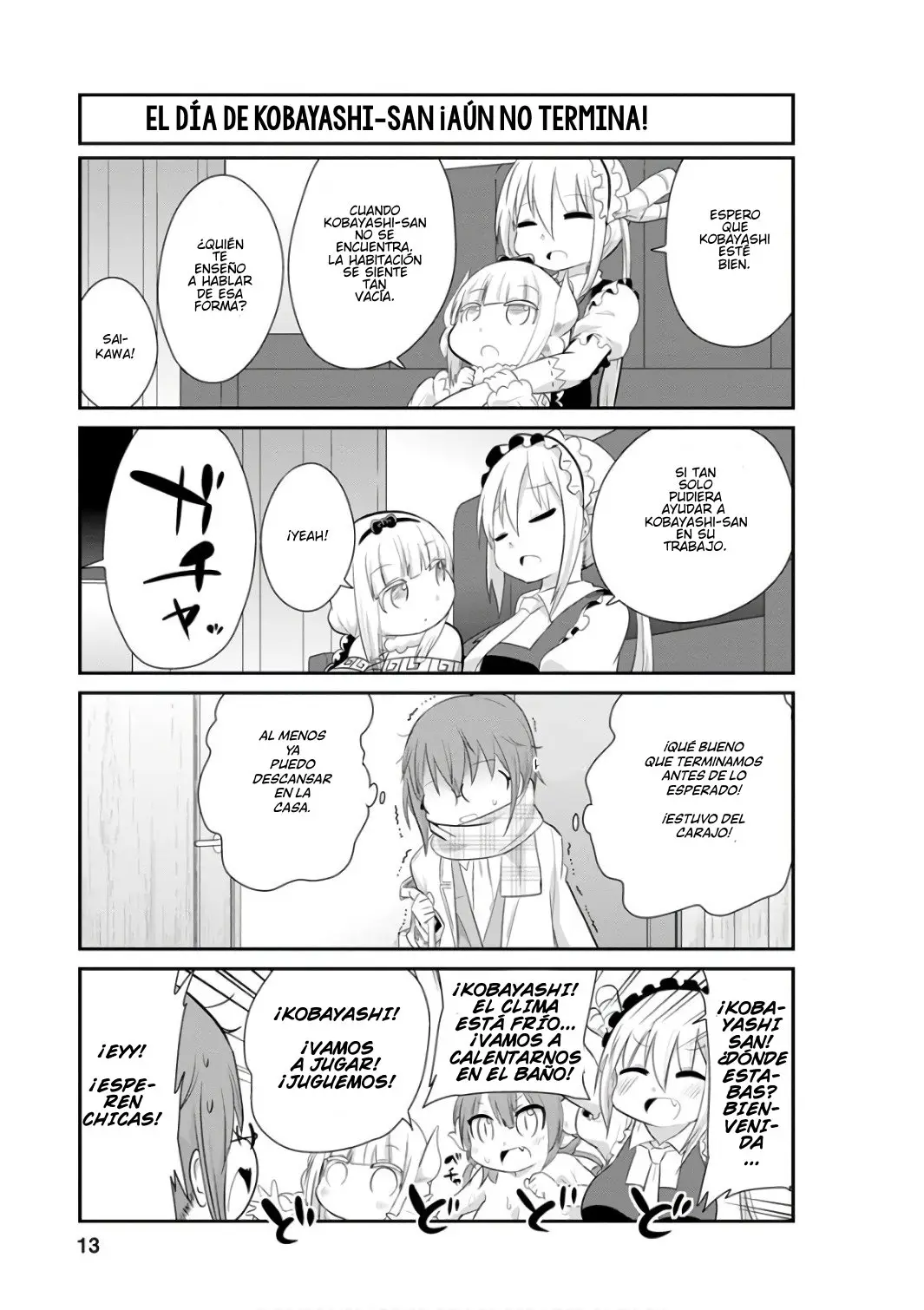 Kobayashi-san Chi no Maid Dragon: Kanna no Nichijou (2016) - Capítulo 41 - Página 12 - LectorTMOo