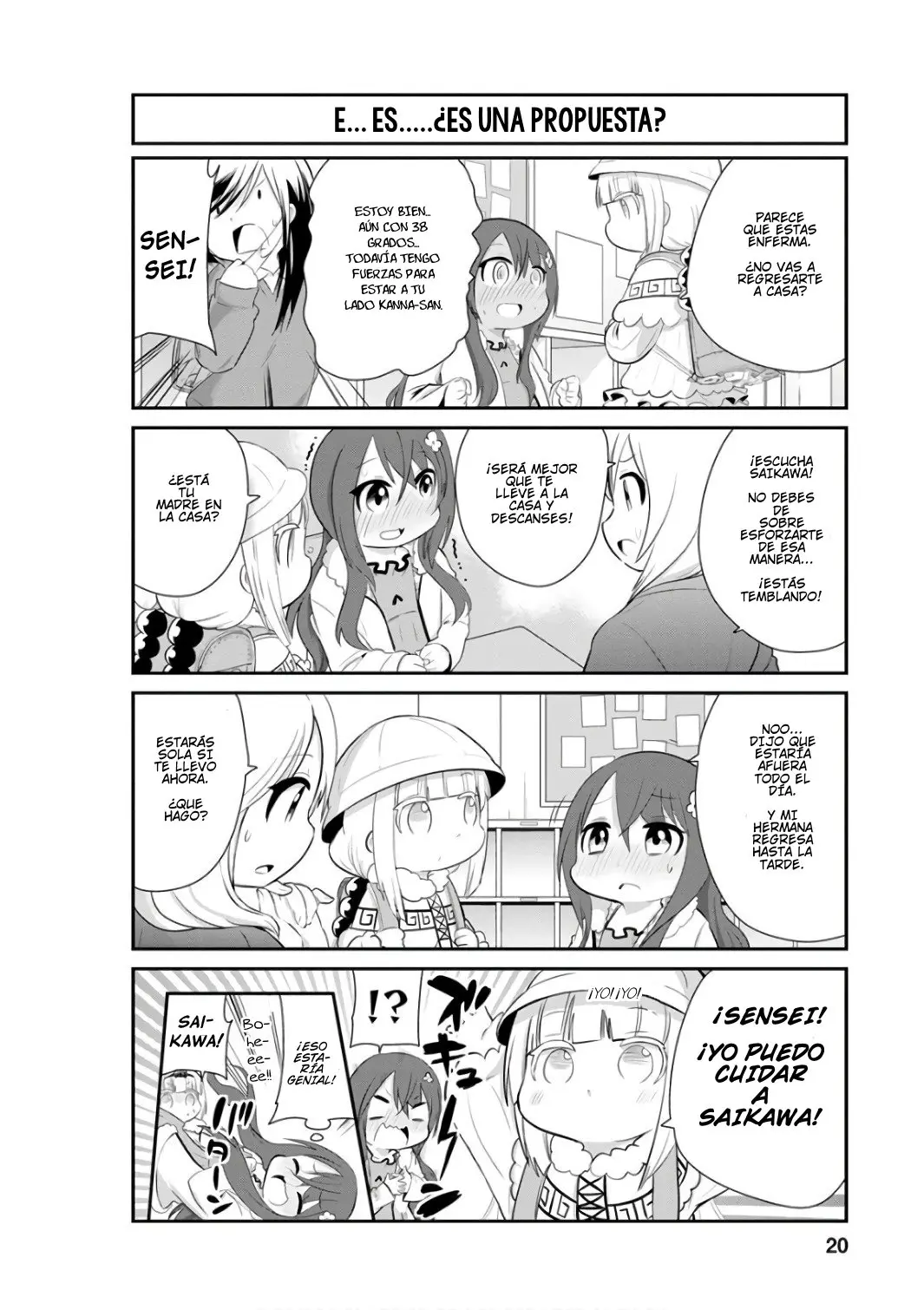 Kobayashi-san Chi no Maid Dragon: Kanna no Nichijou (2016) - Capítulo 42 - Página 2 - LectorTMOo