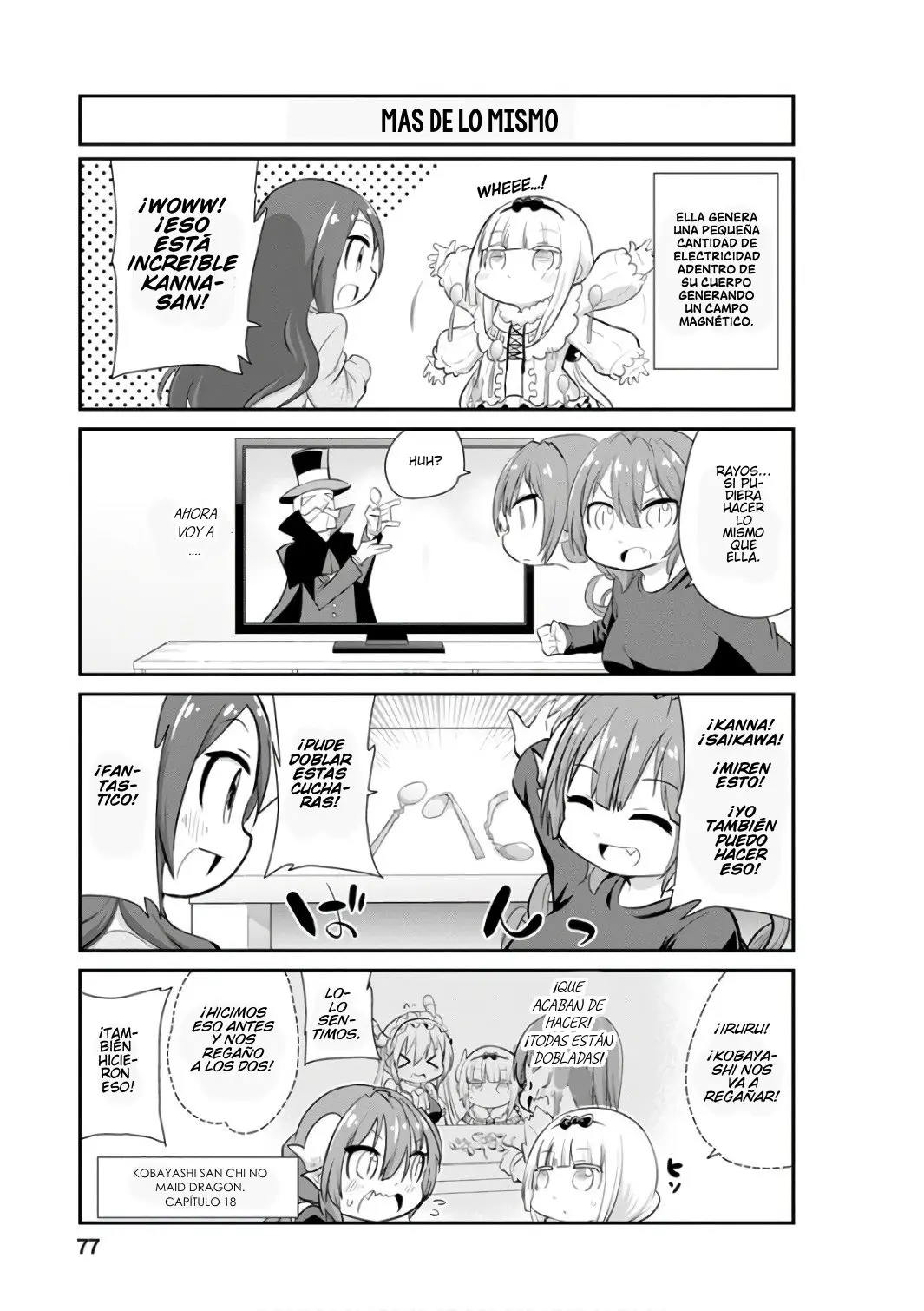 Kobayashi-san Chi no Maid Dragon: Kanna no Nichijou (2016) - Capítulo 46 - Página 7 - LectorTMOo