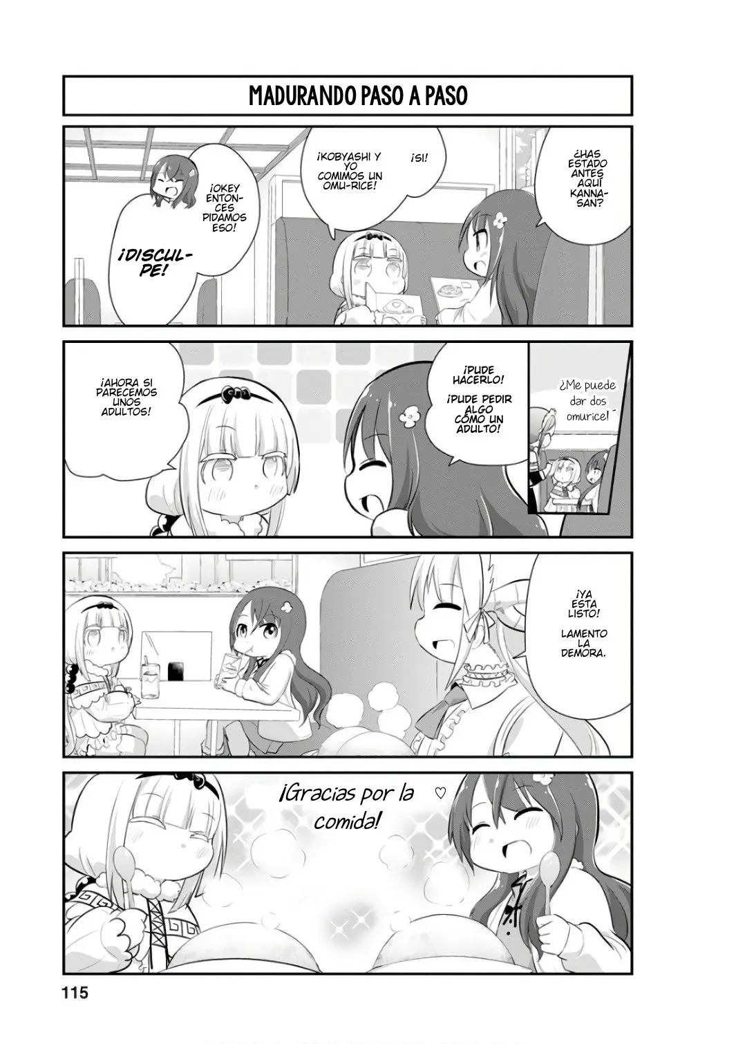 Kobayashi-san Chi no Maid Dragon: Kanna no Nichijou (2016) - Capítulo 49 - Página 5 - LectorTMOo