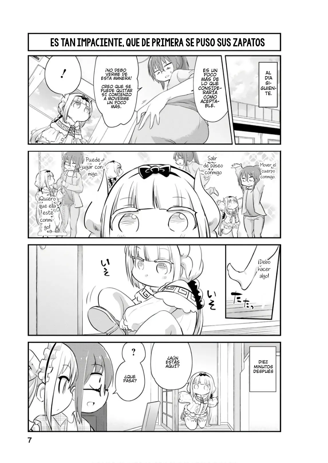 Kobayashi-san Chi no Maid Dragon: Kanna no Nichijou (2016) - Capítulo 51 - Página 5 - LectorTMOo