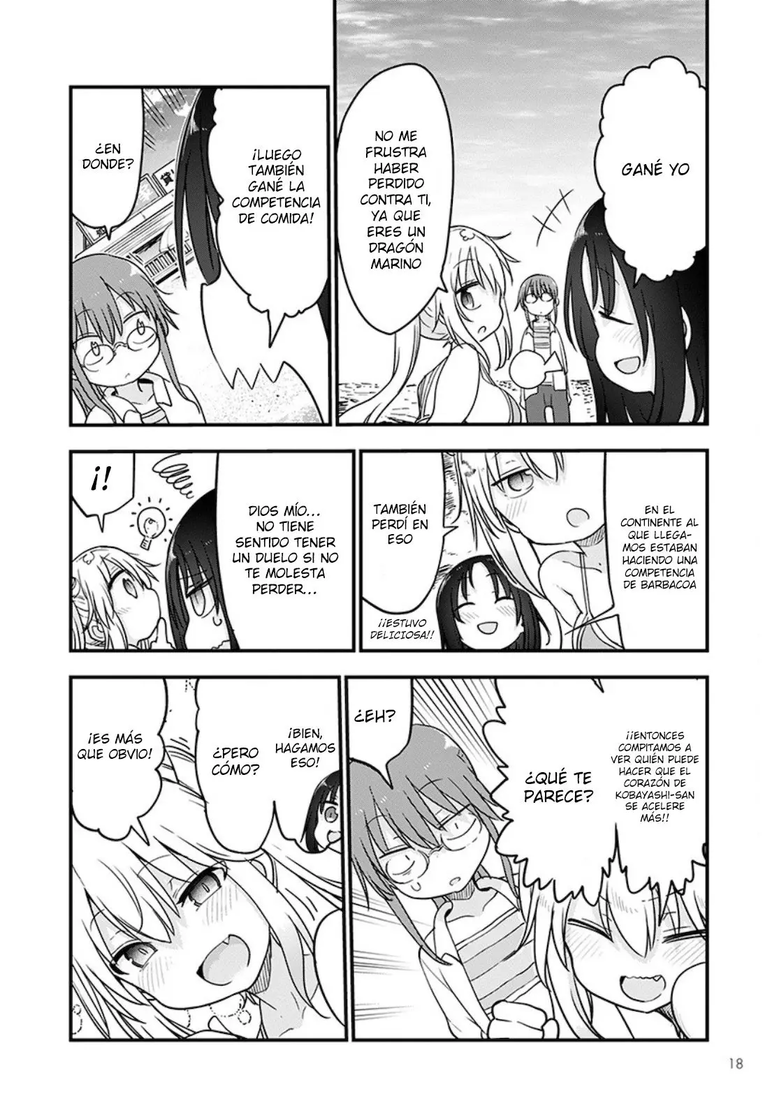 Kobayashi-san Chi no Maid Dragon (2013) - Capítulo 100 - Página 18 - LectorTMOo