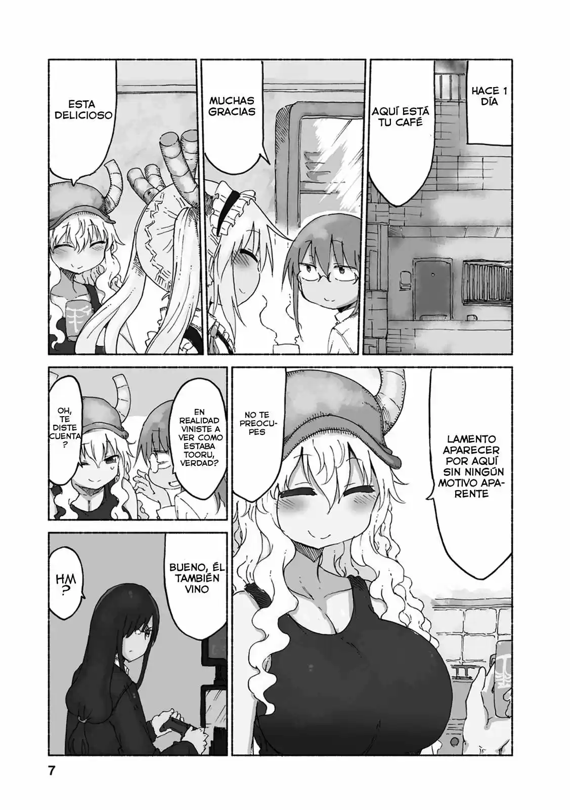 Kobayashi-san Chi no Maid Dragon (2013) - Capítulo 21 - Página 7 - LectorTMOo