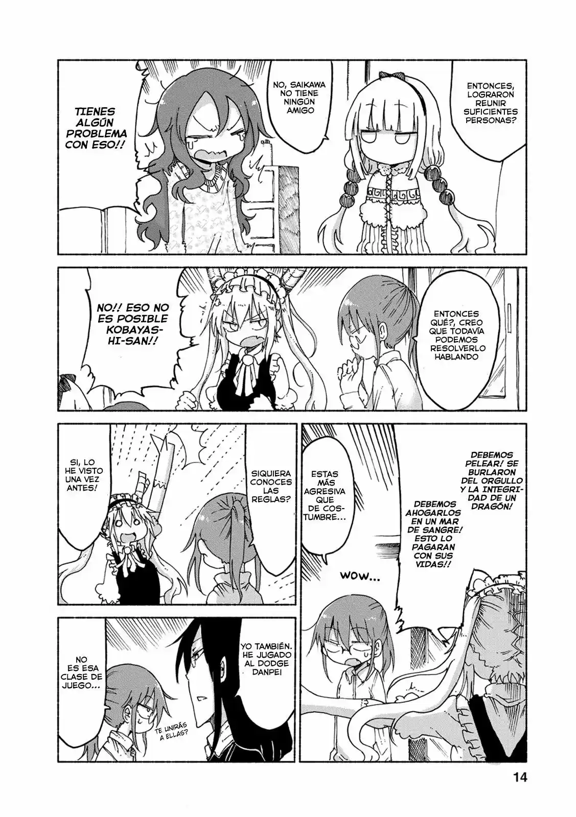 Kobayashi-san Chi no Maid Dragon (2013) - Capítulo 21 - Página 14 - LectorTMOo