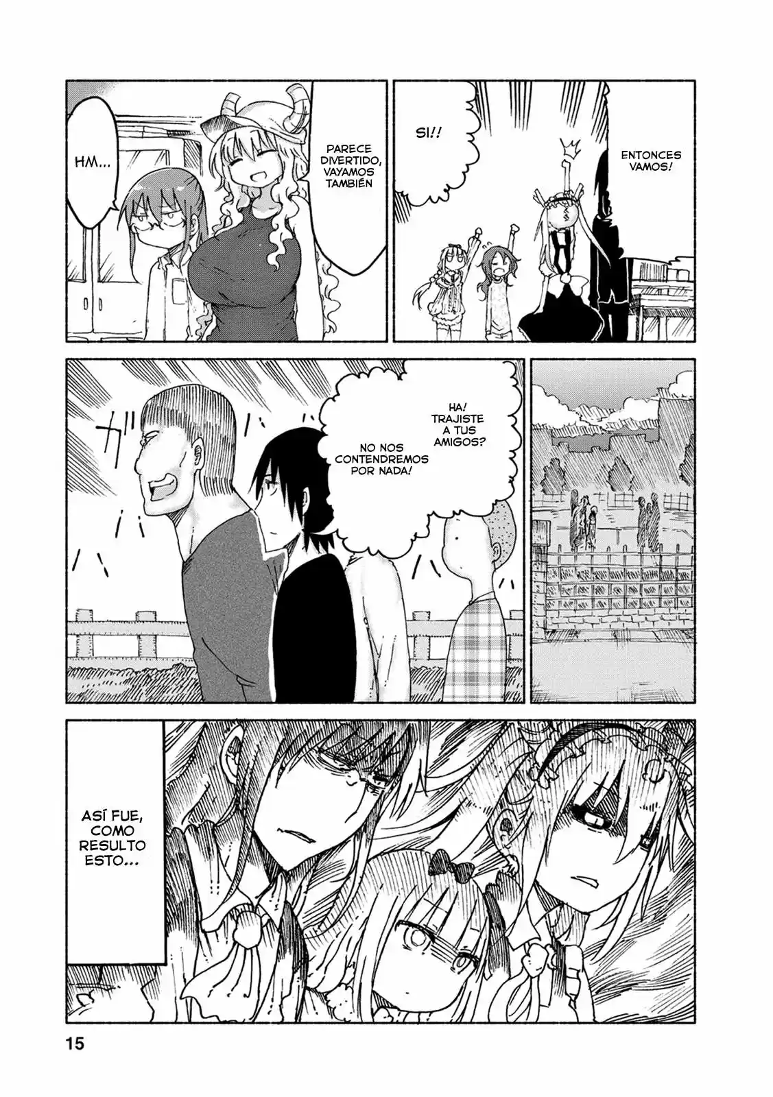 Kobayashi-san Chi no Maid Dragon (2013) - Capítulo 21 - Página 15 - LectorTMOo