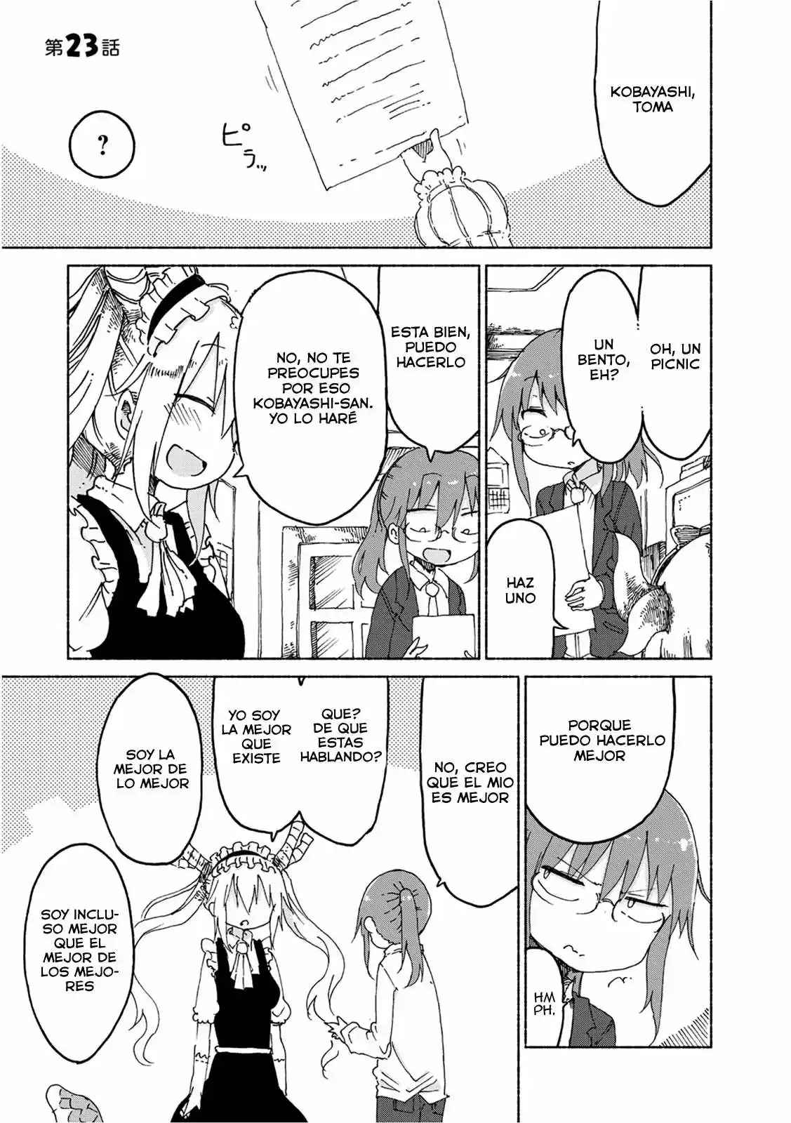 Kobayashi-san Chi no Maid Dragon (2013) - Capítulo 23 - Página 3 - LectorTMOo