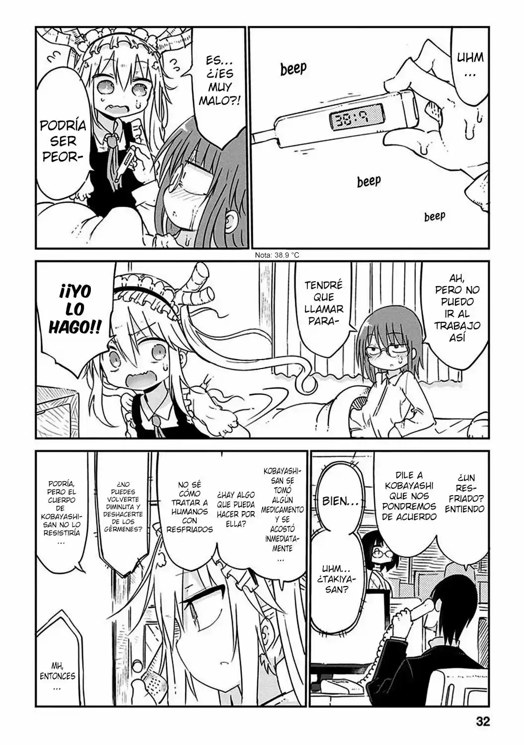 Kobayashi-san Chi no Maid Dragon (2013) - Capítulo 42 - Página 6 - LectorTMOo