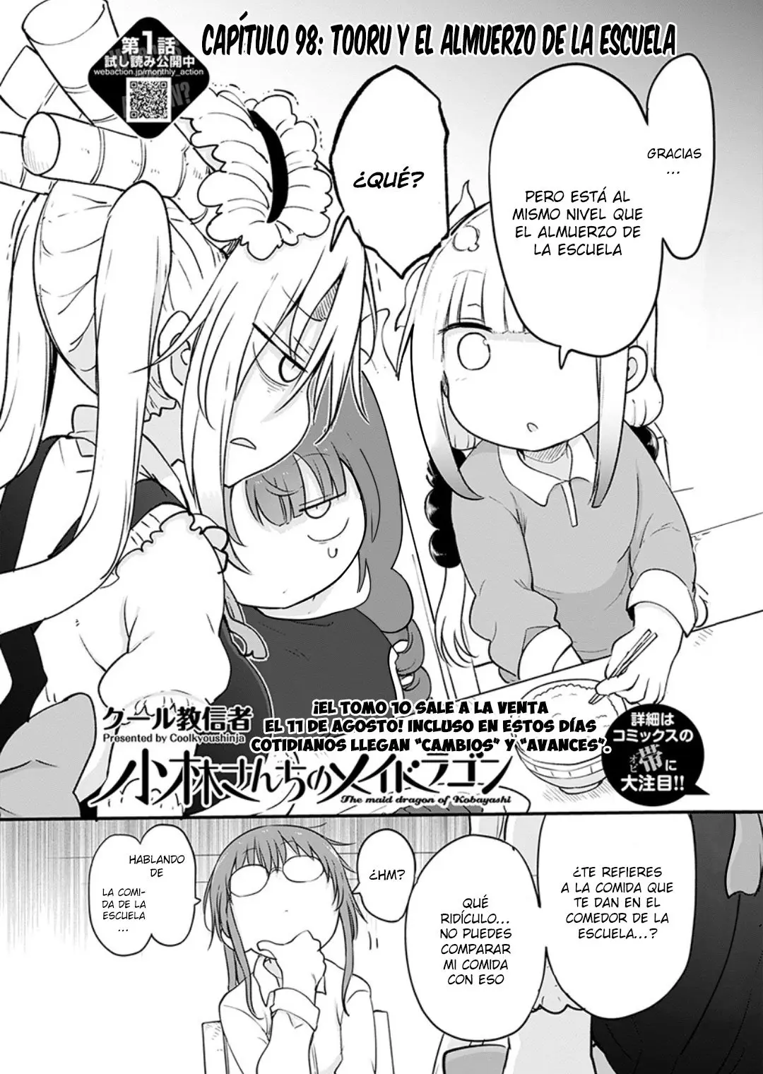 Kobayashi-san Chi no Maid Dragon (2013) - Capítulo 98 - Página 3 - LectorTMOo