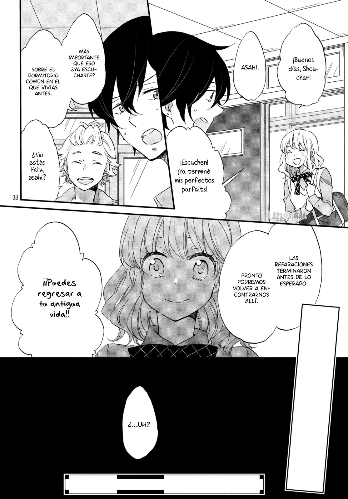 Koi to Himitsu no Gakuseiryou (2017) - Capítulo 14 - Página 33 - LectorTMOo