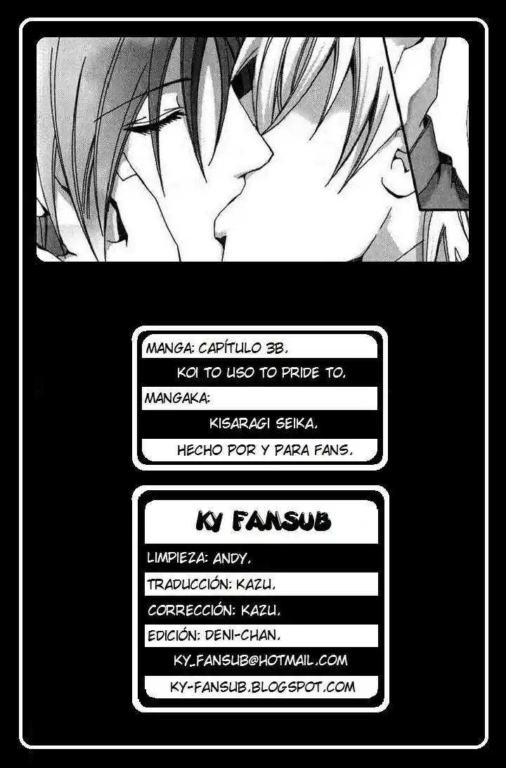 Koi To Uso To Pride To (2007) - Capítulo 4 - Página 1 - LectorTMOo