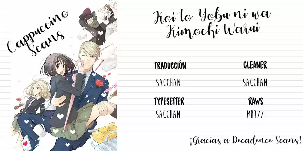 KOI TO YOBU NI WA KIMOCHI WARUI (2015) - Capítulo 6 - Página 3 - LectorTMOo