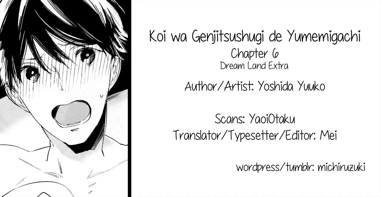 Koi wa Genjitsushugi de Yumemigachi - Capítulo 6 - Página 4 - LectorTMOo