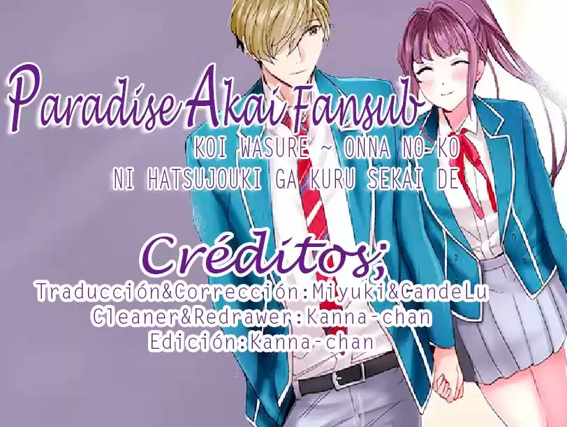 Koi Wasure ~ Onna no Ko ni Hatsujouki ga Kuru Sekai de - Capítulo 2 - Página 1 - LectorTMOo