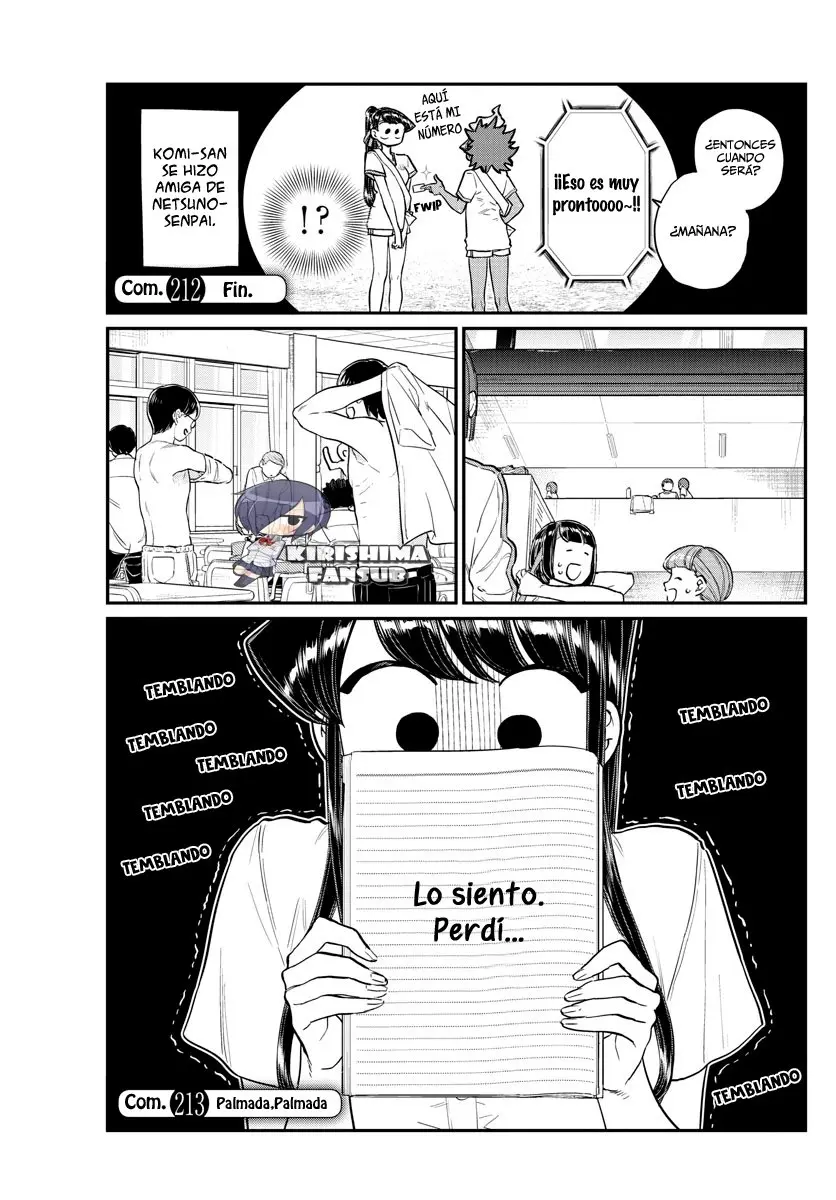 Komi-san wa komyushou desu (2016) - Capítulo 212 - Página 11 - LectorTMOo