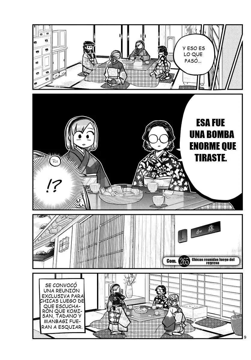 Komi-san wa komyushou desu (2016) - Capítulo 265 - Página 9 - LectorTMOo