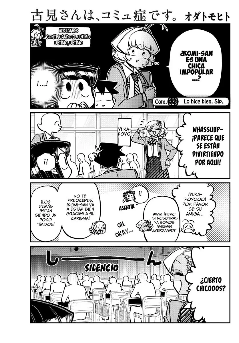 Komi-san wa komyushou desu (2016) - Capítulo 329 - Página 2 - LectorTMOo