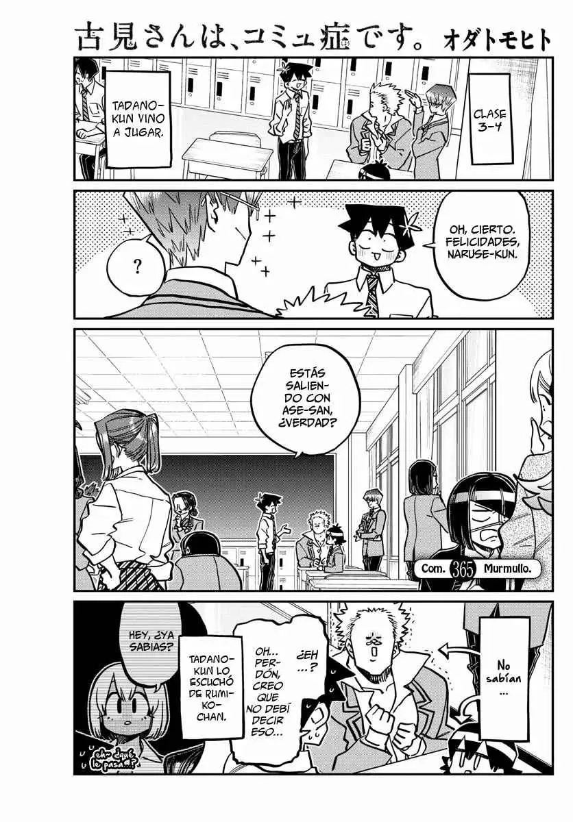 Komi-san wa komyushou desu (2016) - Capítulo 365 - Página 4 - LectorTMOo