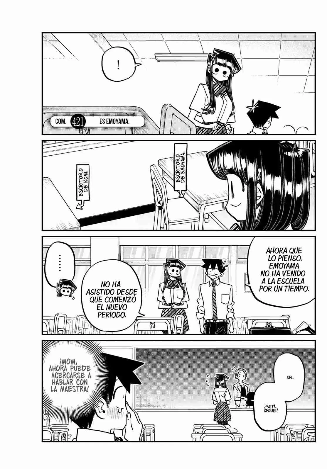 Komi-san wa komyushou desu (2016) - Capítulo 421 - Página 4 - LectorTMOo