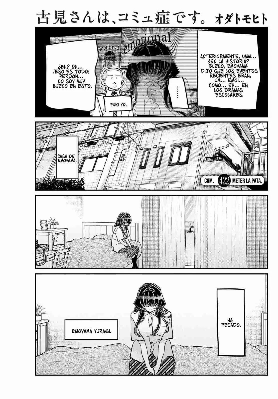 Komi-san wa komyushou desu (2016) - Capítulo 422 - Página 4 - LectorTMOo