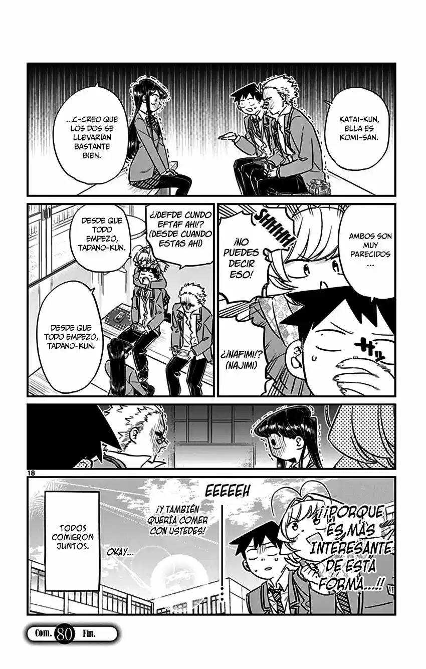 Komi-san wa komyushou desu (2016) - Capítulo 80 - Página 19 - LectorTMOo