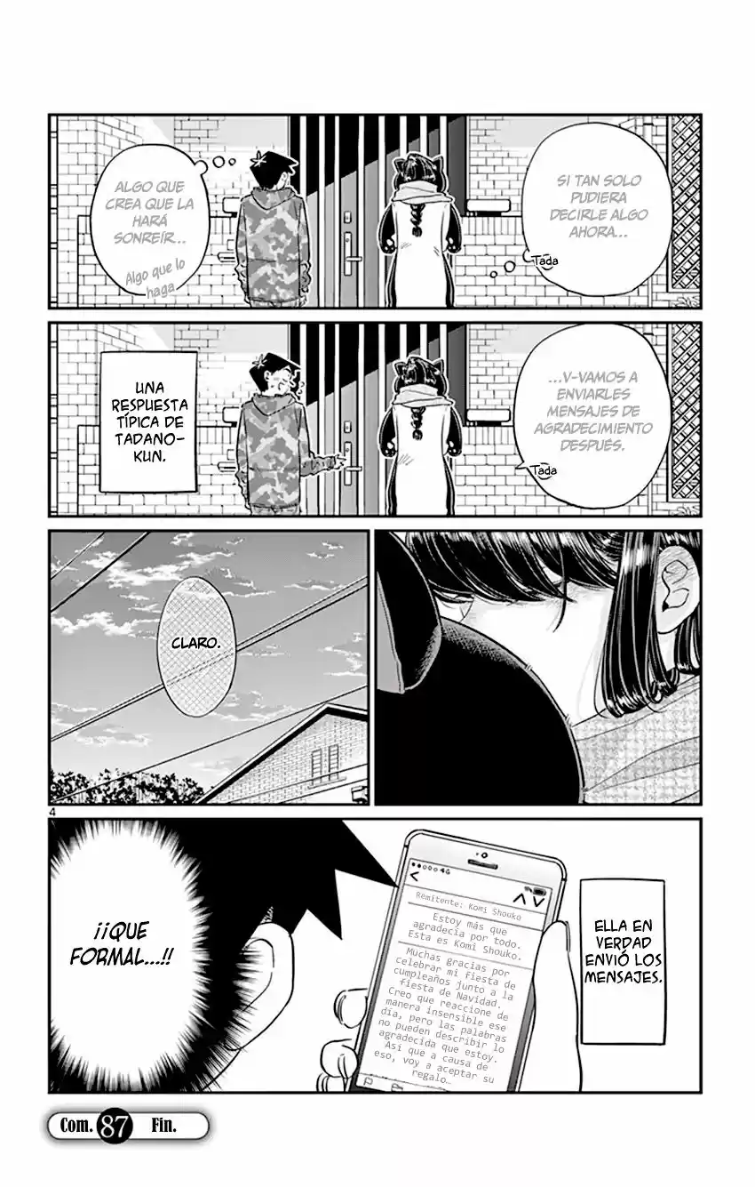 Komi-san wa komyushou desu (2016) - Capítulo 87 - Página 5 - LectorTMOo