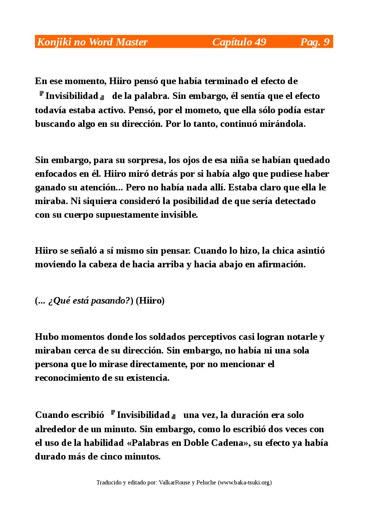 Konjiki no Word Master: Yuusha Yonin ni Makikomareta Unique Cheat (Novela) (2014) - Capítulo 49 - Página 9 - LectorTMOo