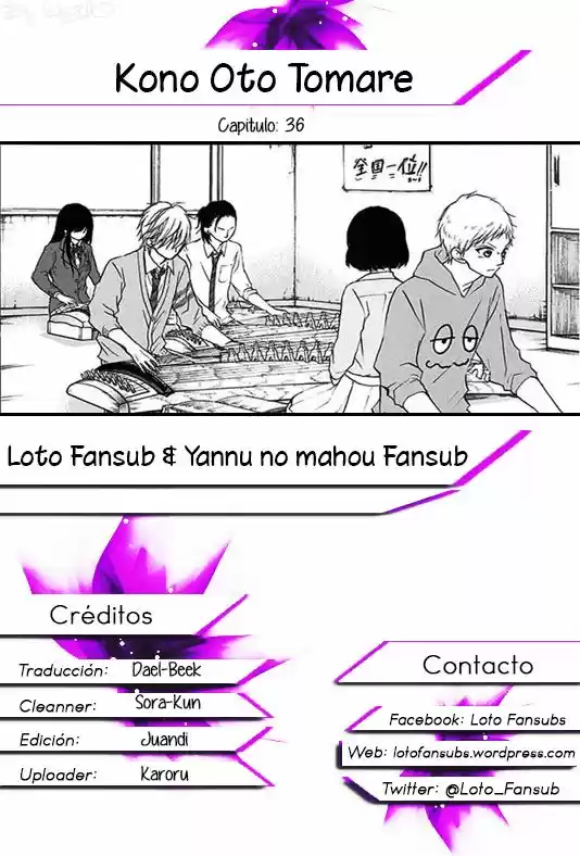 Kono Oto Tomare- (2012) - Capítulo 36 - Página 1 - LectorTMOo