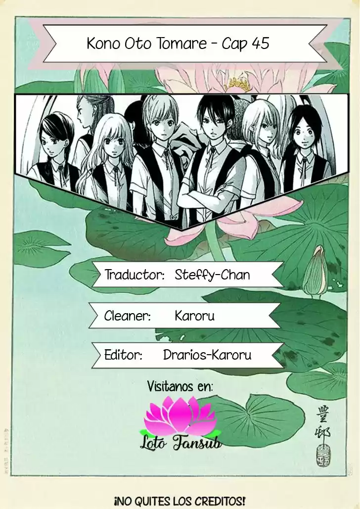 Kono Oto Tomare- (2012) - Capítulo 45 - Página 1 - LectorTMOo