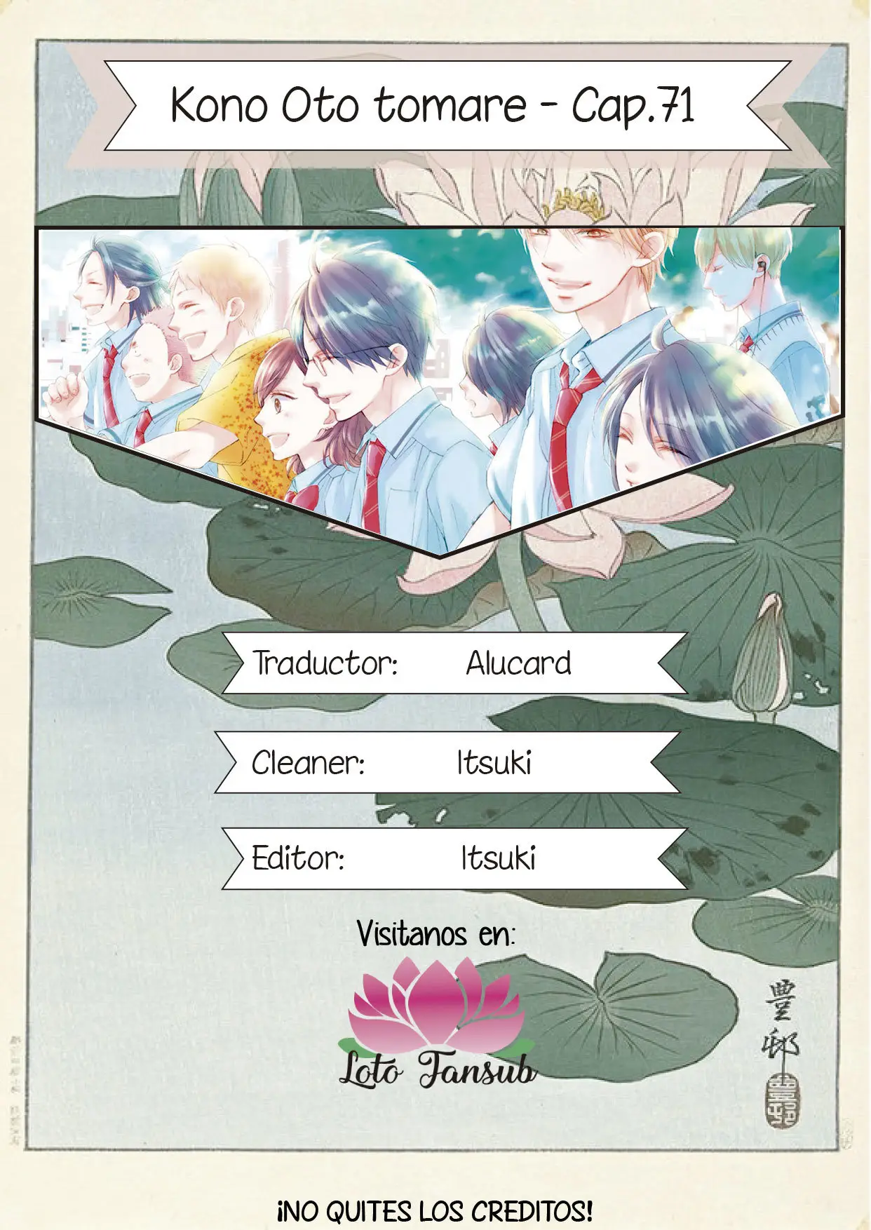 Kono Oto Tomare- (2012) - Capítulo 71 - Página 1 - LectorTMOo