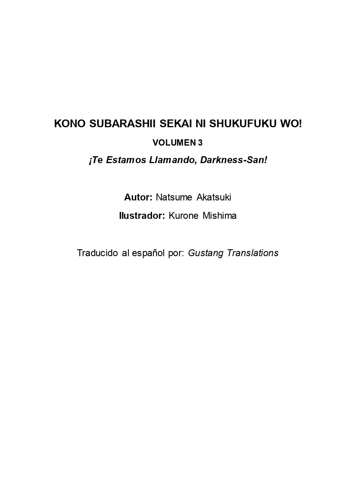 Kono Subarashii Sekai Ni Shukufuku Wo! (Novela) (2013) - Capítulo 13 - Página 2 - LectorTMOo