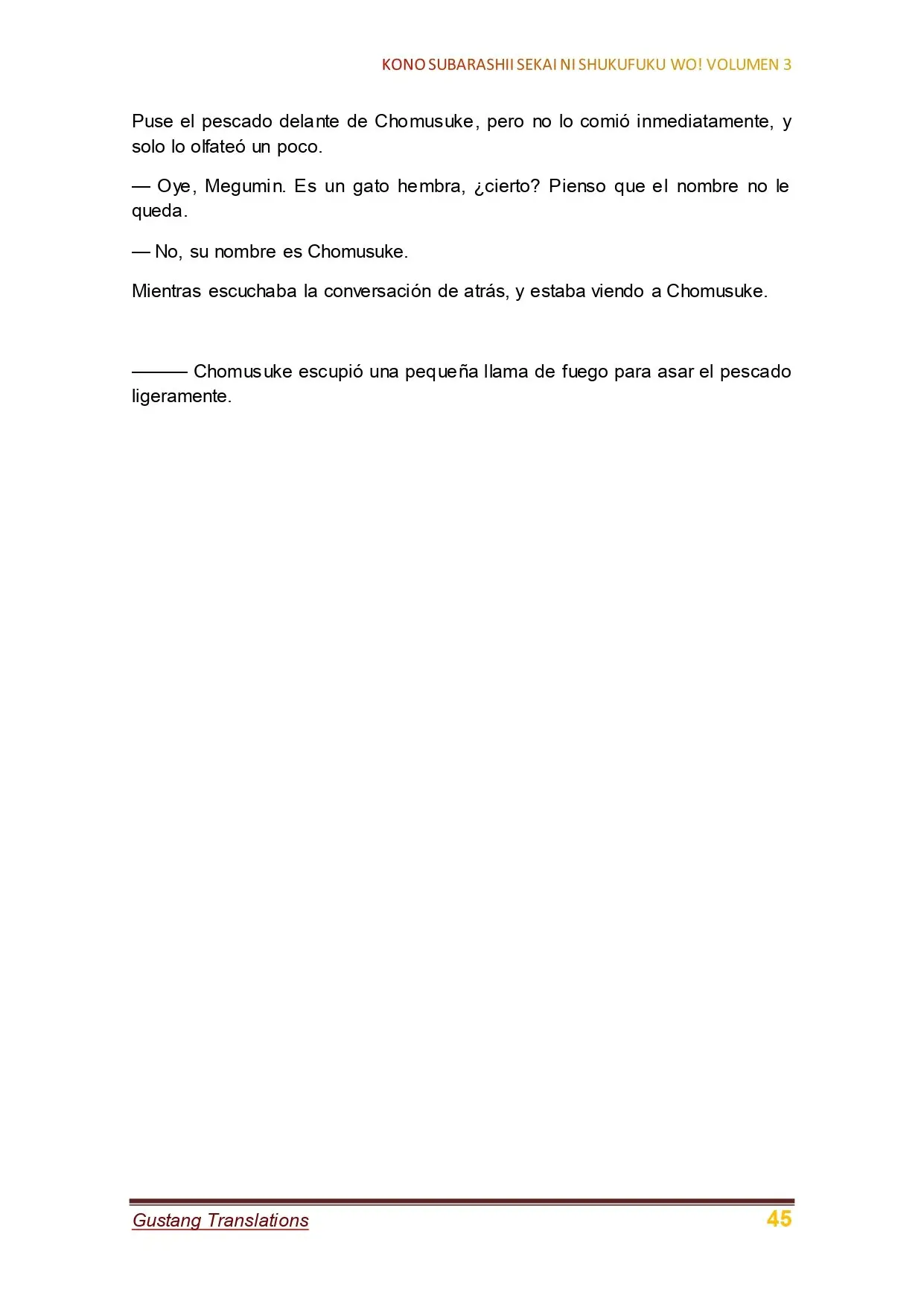 Kono Subarashii Sekai Ni Shukufuku Wo! (Novela) (2013) - Capítulo 15 - Página 3 - LectorTMOo
