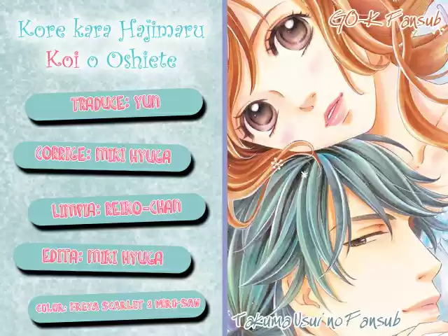 Kore kara Hajimaru Koi o Oshiete (2013) - Capítulo 9 - Página 3 - LectorTMOo