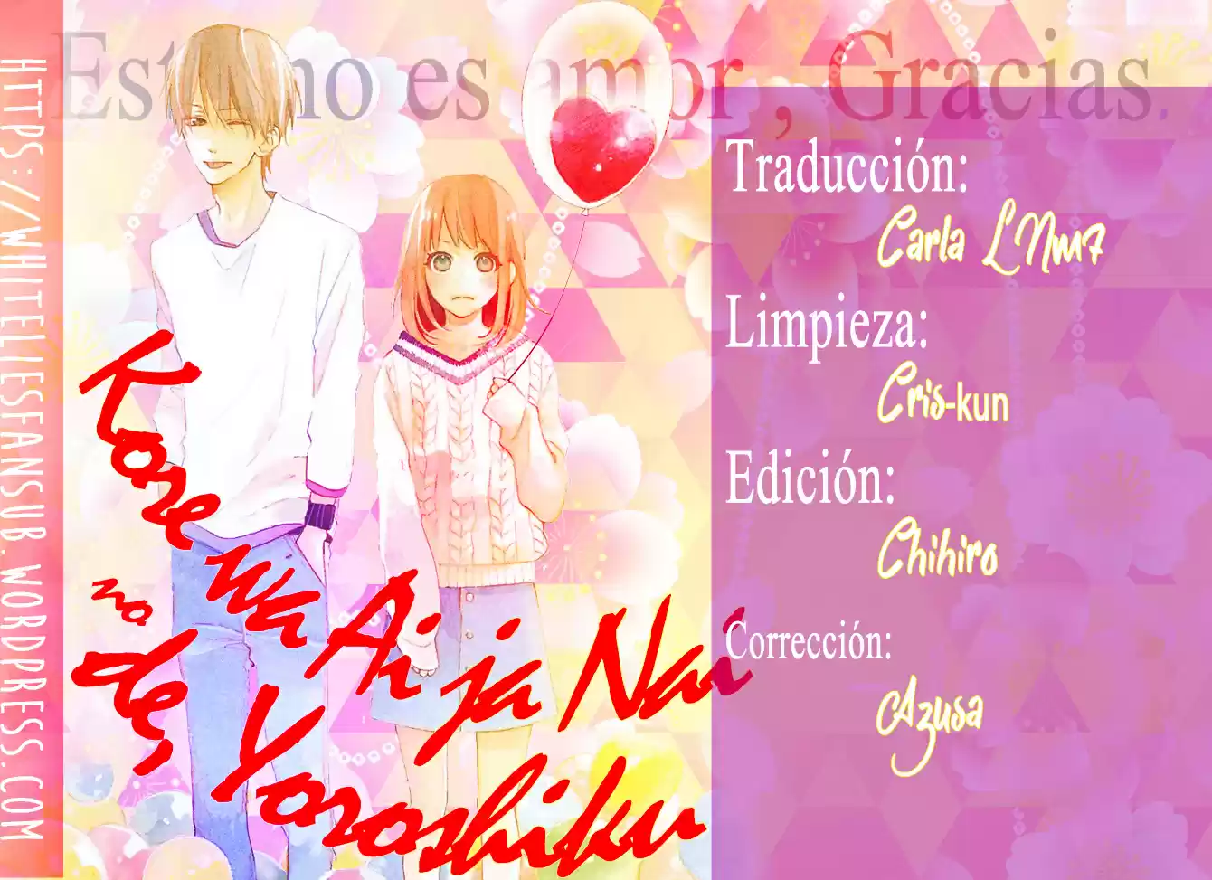 Kore wa ai ja nai no de Yoroshiku (2016) - Capítulo 3 - Página 1 - LectorTMOo