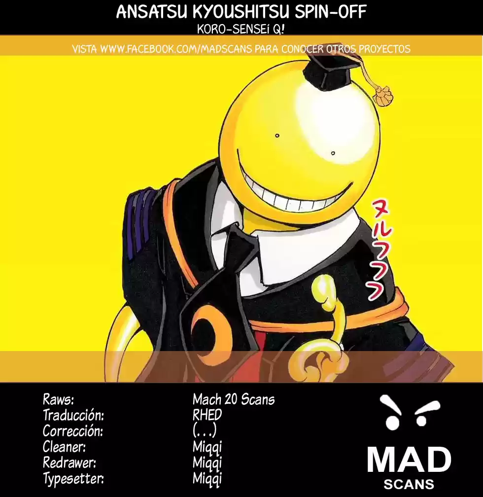 Koro-sensei Q! (2015) - Capítulo 1 - Página 1 - LectorTMOo