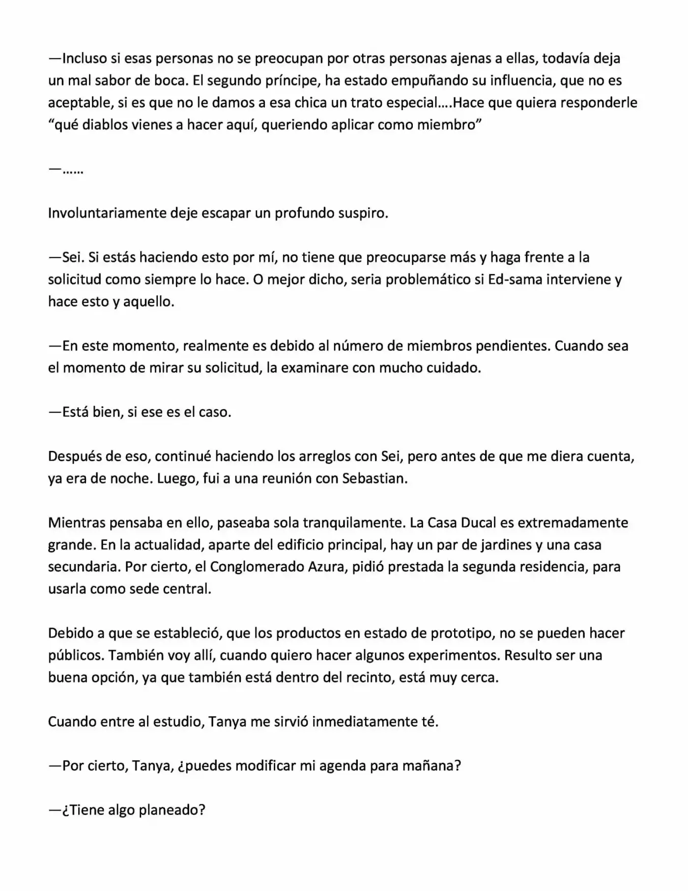 Koushaku Reijou no Tashinami (Novela) (2015) - Capítulo 21 - Página 5 - LectorTMOo