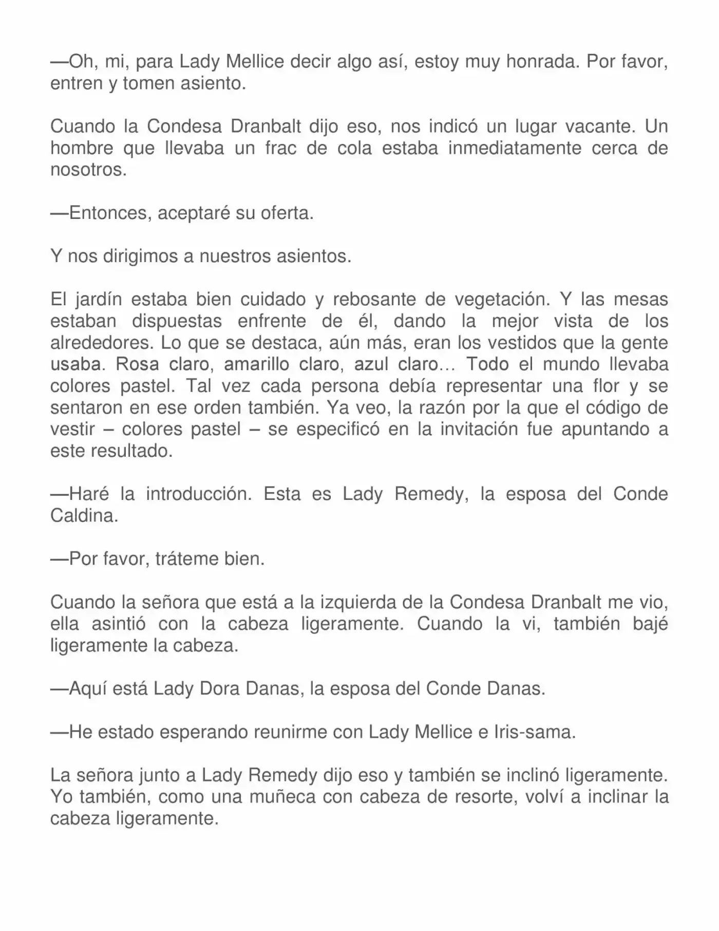 Koushaku Reijou no Tashinami (Novela) (2015) - Capítulo 40 - Página 2 - LectorTMOo