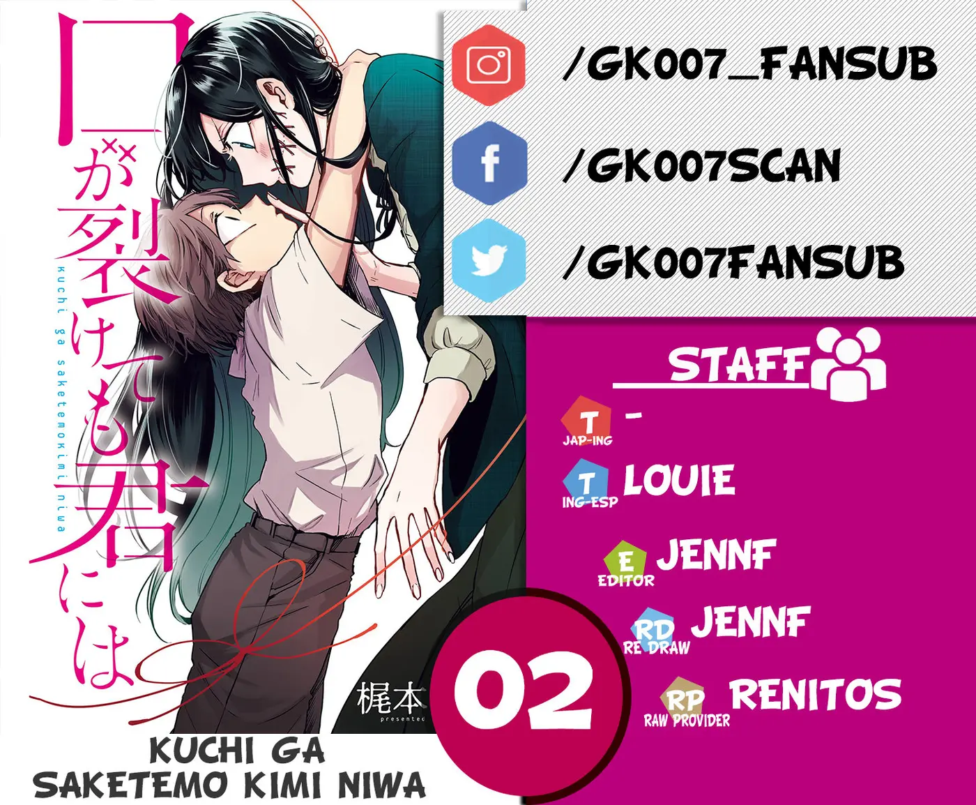 Kuchi Ga Saketemo Kimi Niwa - Capítulo 2 - Página 1 - LectorTMOo
