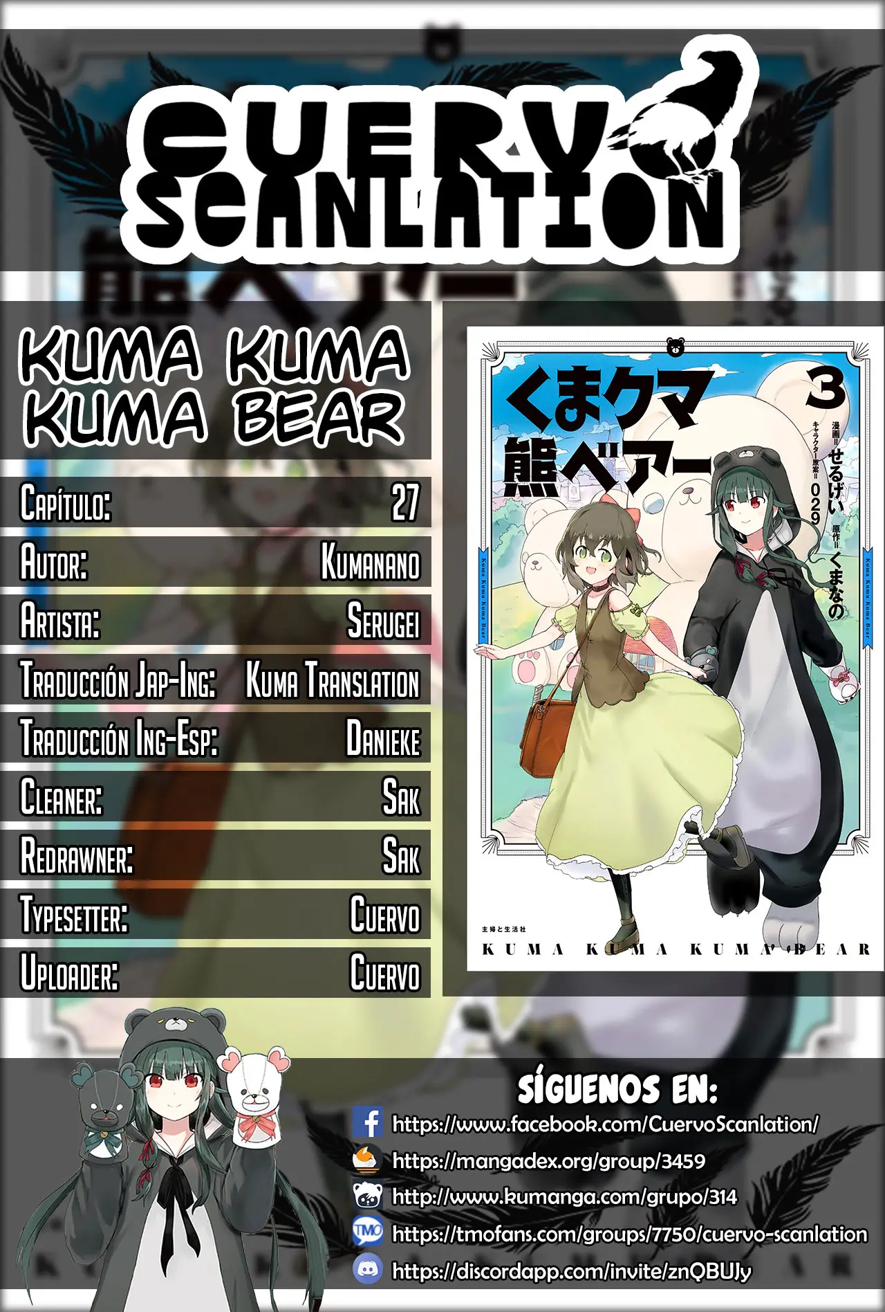 Kuma Kuma Kuma Bear (Manga) (2018) - Capítulo 27 - Página 1 - LectorTMOo