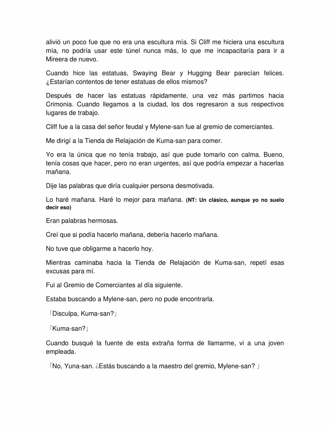Kuma Kuma Kuma Bear (Novela) (2015) - Capítulo 103 - Página 5 - LectorTMOo