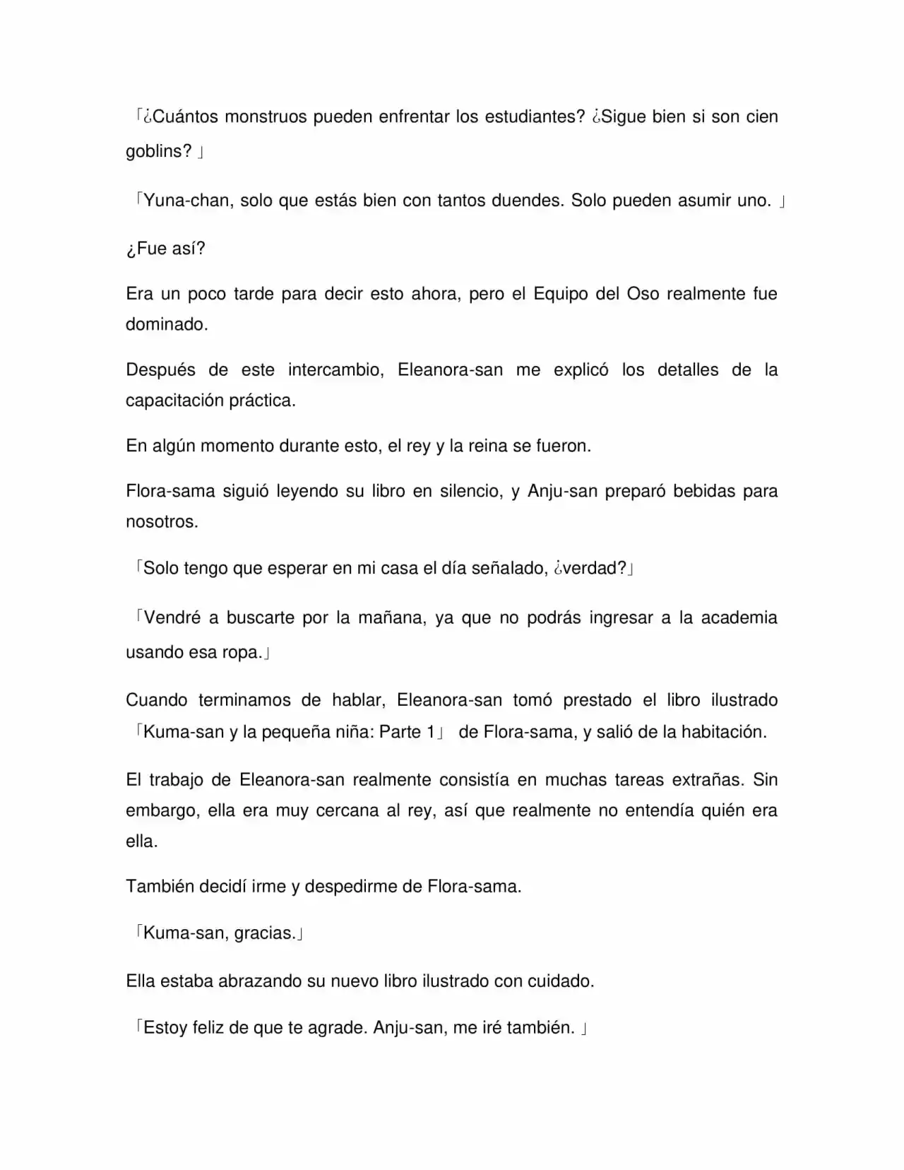 Kuma Kuma Kuma Bear (Novela) (2015) - Capítulo 109 - Página 7 - LectorTMOo