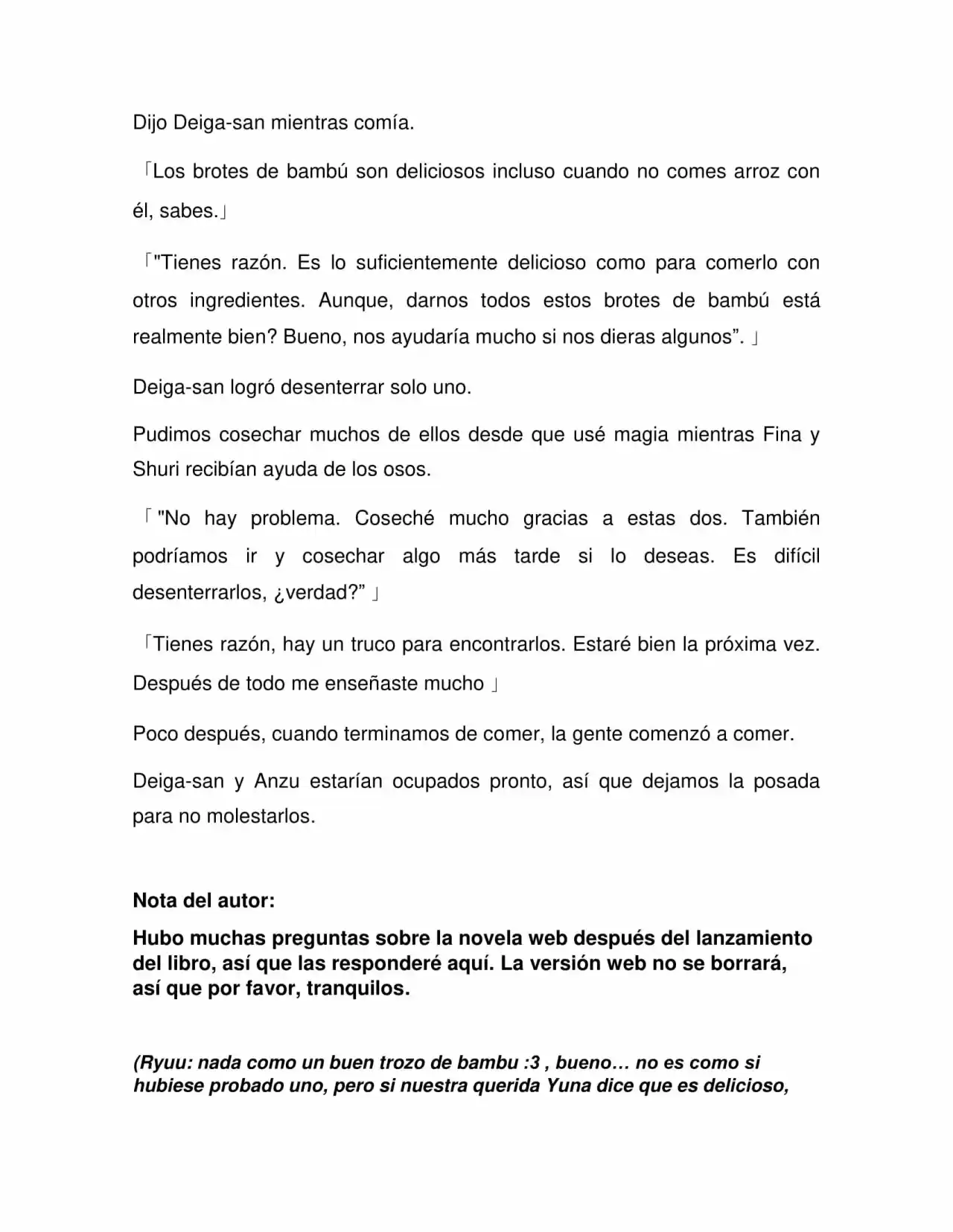 Kuma Kuma Kuma Bear (Novela) (2015) - Capítulo 113 - Página 11 - LectorTMOo
